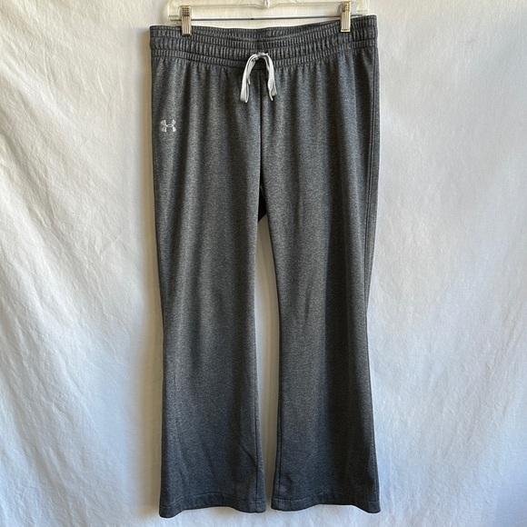 Under Armour Pants - Under Armour Storm semi-fitted charcoal gray flared athletic sweatpants, size M